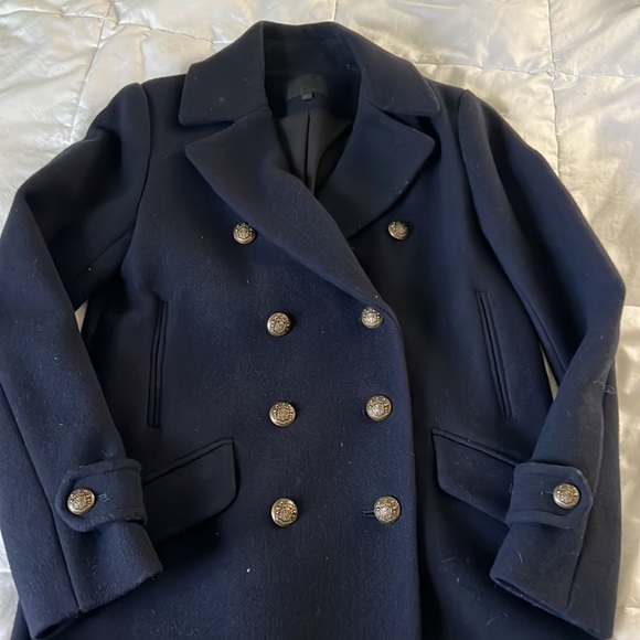 Intermix Navy Peacoat with Gold Buttons - Picture 12 of 13